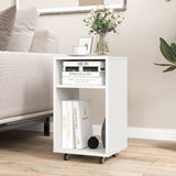 Mobile Rolling - Vertical File Cabinet with 2 Open Shelves - Ideal for Office Organizing and Storage Solution