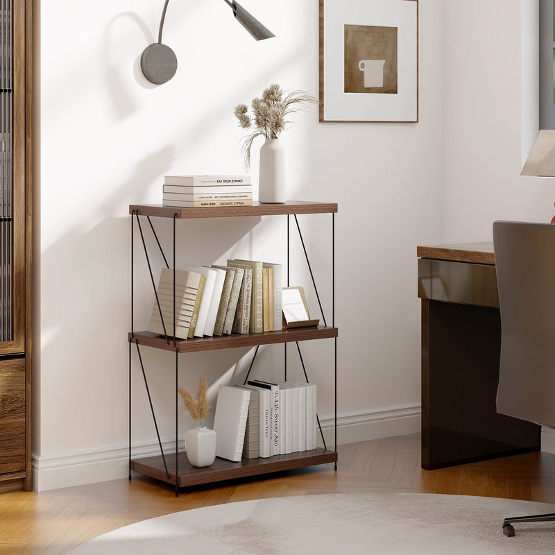 Multipurpose Display Rack with Metal Frame - 2/3/4/5-Tier Storage Solution - Ideal for Organizing Any Room