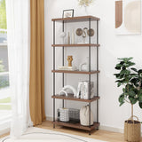 Multipurpose Display Rack with Metal Frame - 2/3/4/5-Tier Storage Solution - Ideal for Organizing Any Room