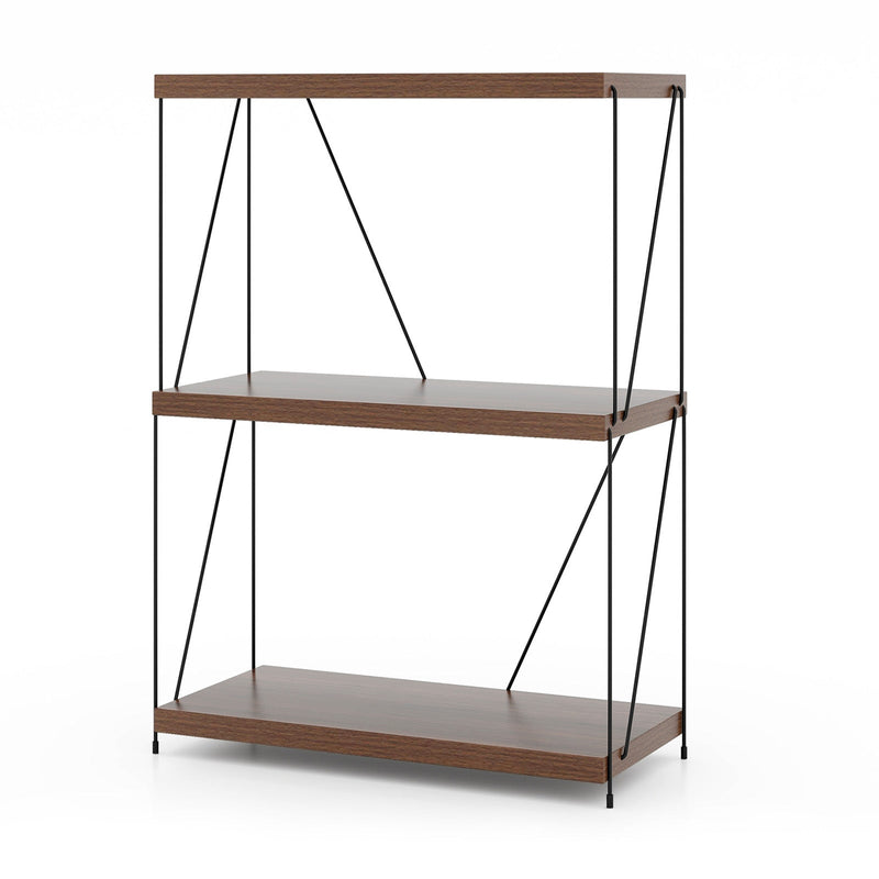 Multipurpose Display Rack with Metal Frame - 2/3/4/5-Tier Storage Solution - Ideal for Organizing Any Room