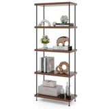Multipurpose Display Rack with Metal Frame - 2/3/4/5-Tier Storage Solution - Ideal for Organizing Any Room