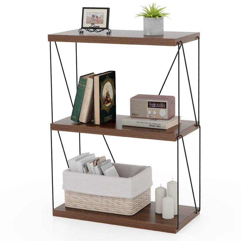 Multipurpose Display Rack with Metal Frame - 2/3/4/5-Tier Storage Solution - Ideal for Organizing Any Room