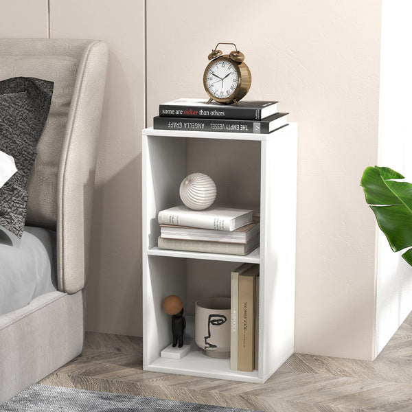 Open Back 2-tier Bookshelf with Anti-toppling Kit-