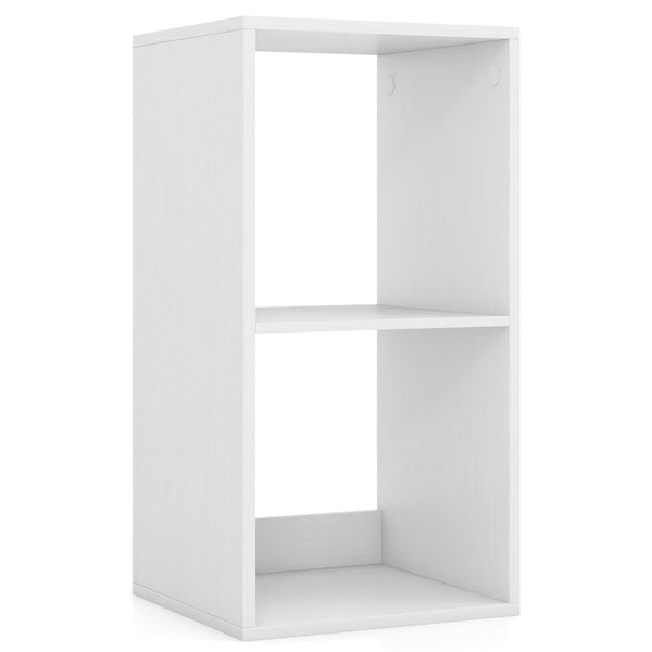 Open Back 2-tier Bookshelf with Anti-toppling Kit-