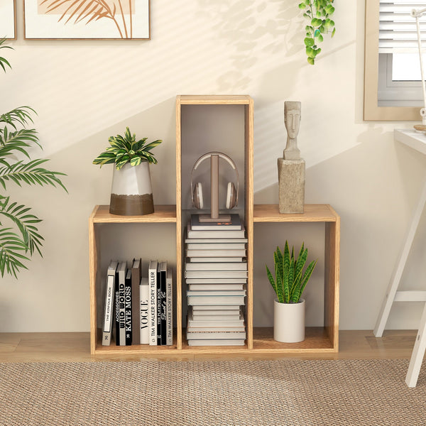 Concave/Convex Bookshelf - Ideal For Living Room, Bedroom, Study or Office - Convenient and Stylish Storage Solution