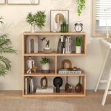Concave/Convex Bookshelf - Ideal For Living Room, Bedroom, Study or Office - Convenient and Stylish Storage Solution