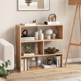 Concave/Convex Bookshelf - Ideal For Living Room, Bedroom, Study or Office - Convenient and Stylish Storage Solution