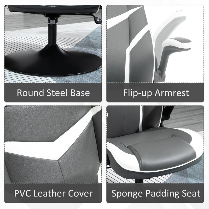 Playseat Executive Office Gaming Chair - Ergonomic Adjustable Height & Swivel, Premium PVC Leather Desk Chair - Comfortable Seating Solution for Gamers and Professionals
