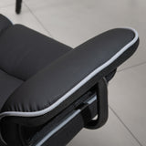 Ergonomic High-Back PU Leather Gaming Chair - Swivel Office Desk Chair with Padded Armrests and Adjustable Height - Comfortable Recliner Perfect for Gamers and Professionals