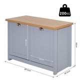 2-Door Shoe Cabinet with Storage Shelf - Entryway Bench and Hallway Organizer - Ideal for Bathroom Use and Shoe Organization