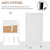 2-Tier File Cabinet with Metal Louvered Door - White Storage Organizer for Living Area, Study, or Playroom - Space-Saving Solution for Home Organization