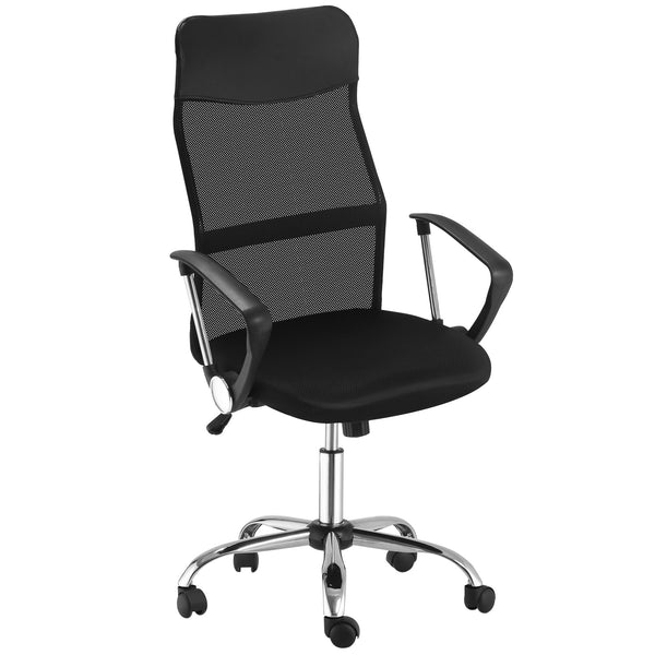 Adjustable Height Ergonomic Mesh Office Chair - Tilt Function Comfort Seating - Ideal for Extended Desk Use and Posture Support