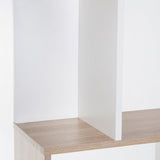 5-Tier S-Shaped Bookcase - Modern Storage Display Shelving Unit, Room Divider - Ideal for Home and Office Organization
