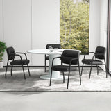 2 Waiting Room Chairs - Integrated Armrests, No Wheels - Perfect for Reception Areas and Lounges