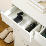 Slim Footwear Rack with Dual Flip Compartments - Space-Saving Adjustable Shoe Cabinet Holds 12 Pairs - Ideal for Small Entryways and Closets