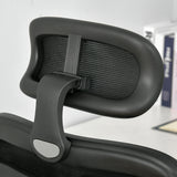 Ergonomic High-Back Mesh Office Chair - Swivel Desk Chair with Adjustable Height, Headrest, and Lumbar Support - Comfortable Padded Seating for Home Office Use
