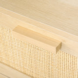 3-Drawer Organizer - Wooden Freestanding Storage Unit with Spacious Cabinets - Ideal for Home Decluttering & Organization