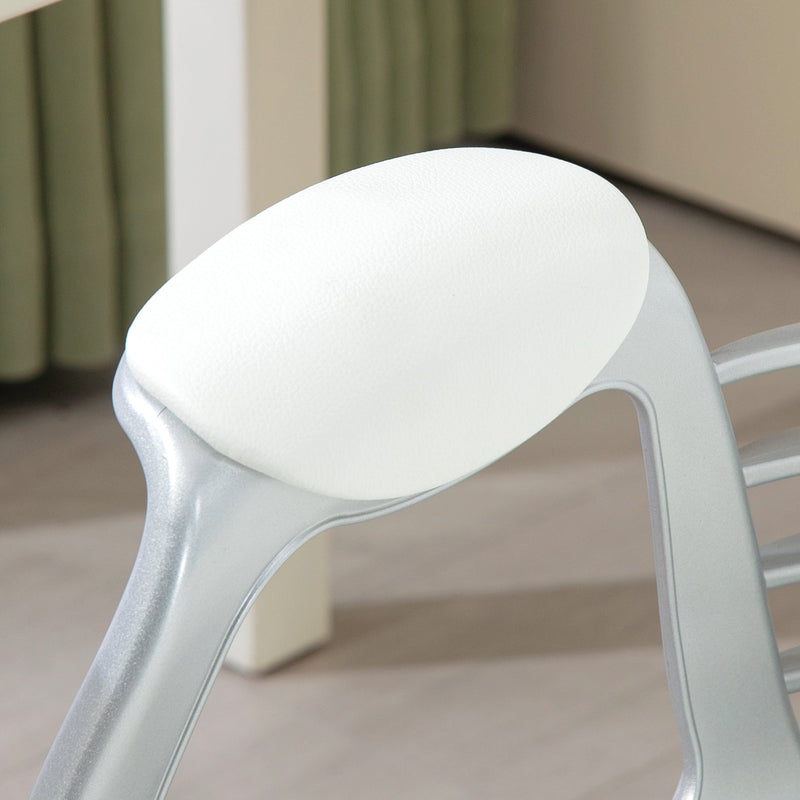 Ergonomic 360° Swivel Office Chair - PU Diamond-Pattern Padding & Durable 5-Castor Wheel Base - Ideal for Home Office Comfort and Style
