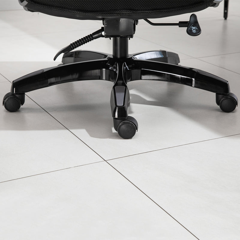 Ergonomic High-Back PU Leather Gaming Chair - Swivel Office Desk Chair with Padded Armrests and Adjustable Height - Comfortable Recliner Perfect for Gamers and Professionals