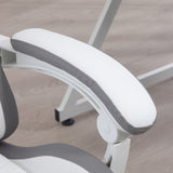 Racing Gaming Chair with Footrest - PU Leather Reclining Computer Chair with 360 Swivel, Headrest & Lumbar Support - Ergonomic Design for Gamers and Home Office Use