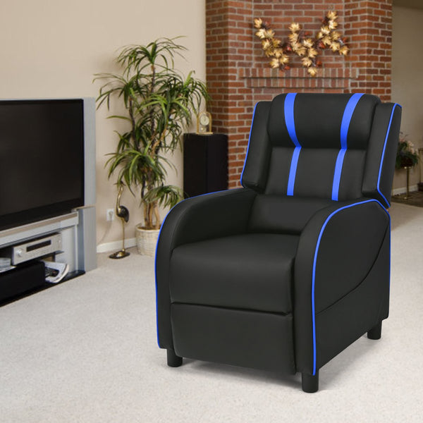 Ergonomic Gaming Chair with Adjustable Settings - Footrest, Headrest, Lumbar Support Features - Comfort Needs of Gamers and Home Office Users