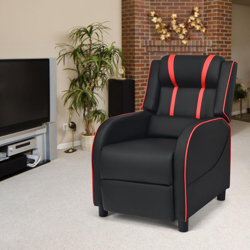 Ergonomic Gaming Chair with Adjustable Settings - Footrest, Headrest, Lumbar Support Features - Comfort Needs of Gamers and Home Office Users