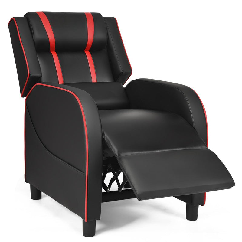 Ergonomic Gaming Chair with Adjustable Settings - Footrest, Headrest, Lumbar Support Features - Comfort Needs of Gamers and Home Office Users