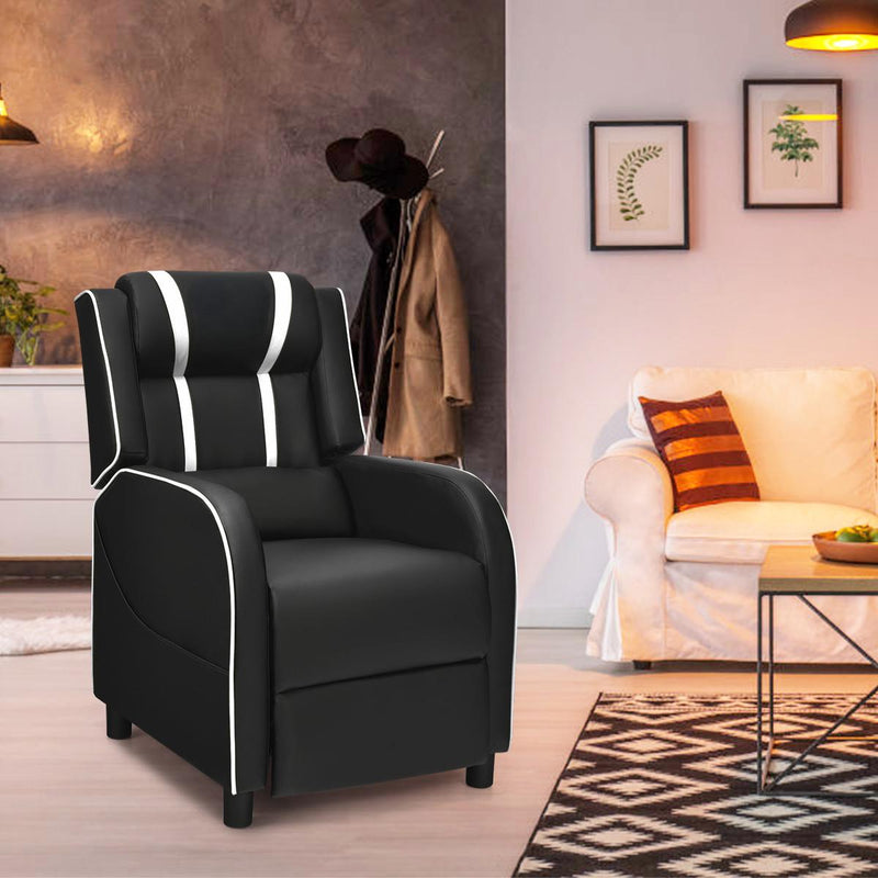 Ergonomic Gaming Chair with Adjustable Settings - Footrest, Headrest, Lumbar Support Features - Comfort Needs of Gamers and Home Office Users