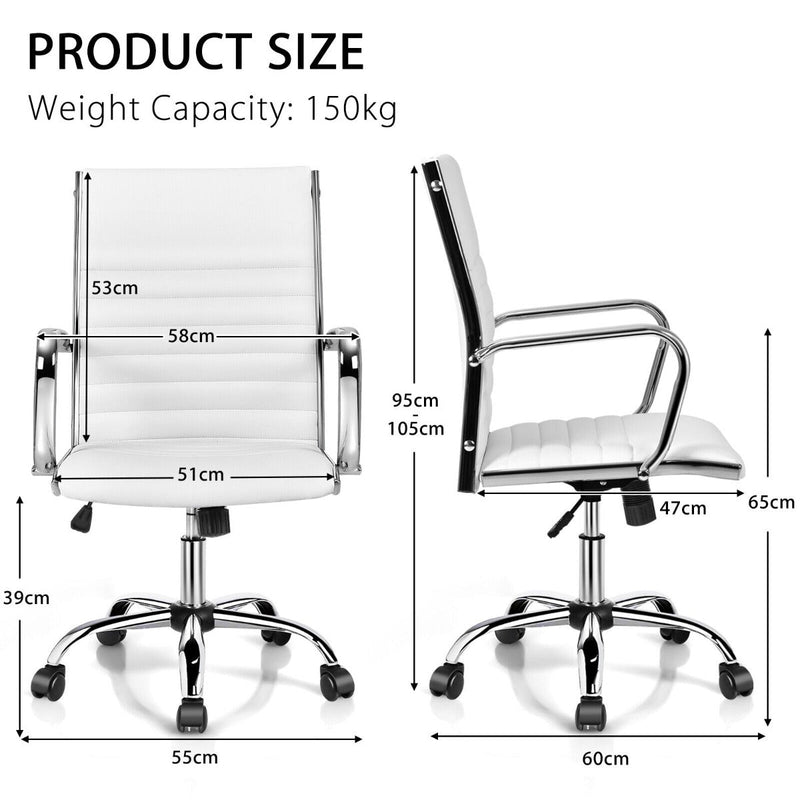 Titan Adjustable High-Back Office Chair in Black - Rolling, Swivel Function, Home Office Use - Ideal for Extended Work Hours, Provides Superior Comfort for Home Workers