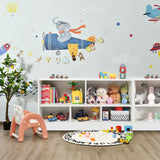 2-Tier Wooden Bookcase - Kids' Storage with 5 Compartments, Ideal for Playroom or Study Area - Solves Space Organization Problems