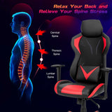 Ergonomic Gaming Chair - Blue Comfort with Tilting Function - Game Enthusiasts and Posture Correction Solution