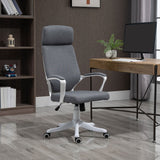 Ergonomic High-Back Office Chair - 360° Swivel, Adjustable Height with Lumbar Support - Comfortable Desk Task Chair for Home or Office Workers
