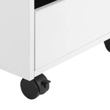 3-Drawer Mobile File Cabinet - Vertical Filing Storage on Wheels, Space-Saving Home Office Organizer - Ideal for Personal Documents & Office Supplies