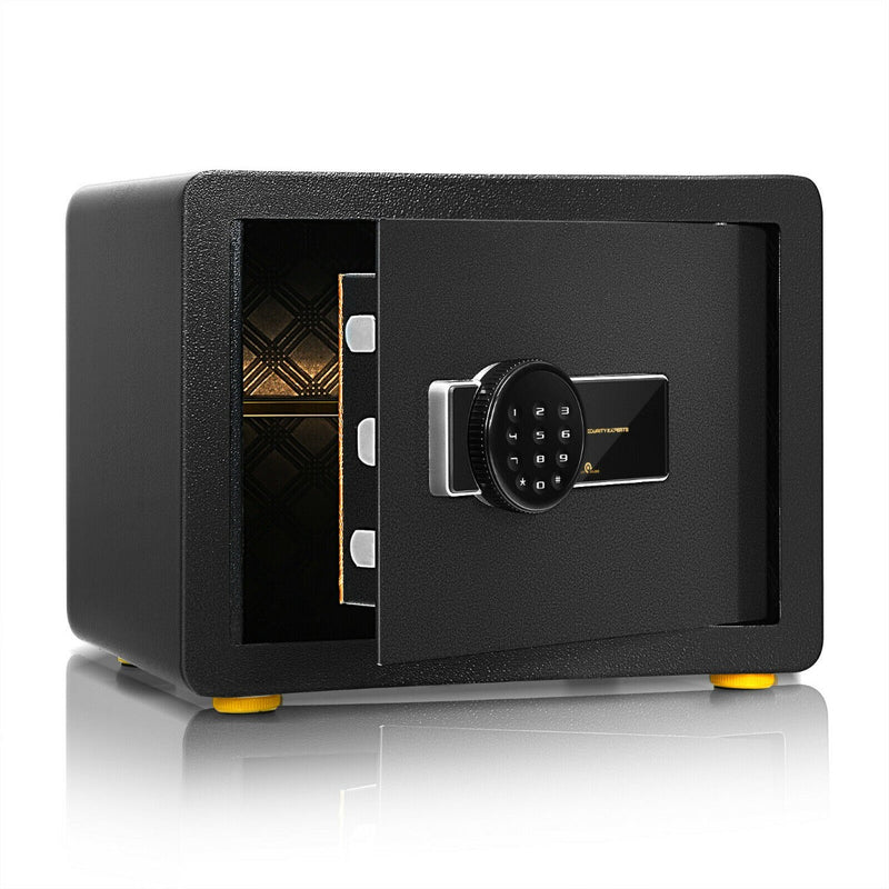 Secure Vault - Digital Security Safe Box with Keys, Ideal for Jewelry and Cash Storage - Perfect Solution for Personal Valuables Security