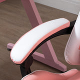 High-Back Racing Gamer Chair with Lumbar Support and Head Pillow - Swivel Wheels, Reclining Desk Seat for Gaming & Office Comfort - Ideal for Home Office Setup and Gamers