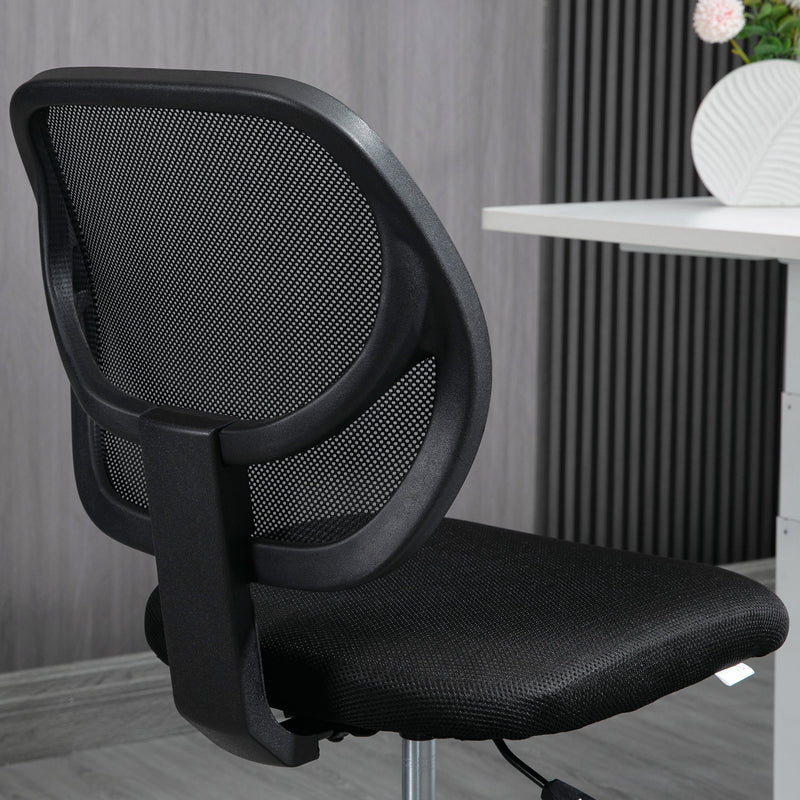 Ergonomic Mesh Office Chair with Adjustable Height and Footrest - Durable Standing Desk Chair in Black - Ideal for Extended Desk Work and Comfort