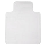 Clear Office Chair Mat with Gripper Spikes - Non-Slip, Frosted Lipped Carpet Protector - Ideal for Home and Office Use to Protect Floors