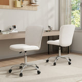 Height-adjustable Ergonomic Chair wIth Wheels  for Adults and Teenangers-