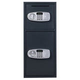 Steel Security Brand Model 101 - Depository Safe with 4 Keys and Keypad Lock - Ideal for Secure Storage of Cash and Valuables