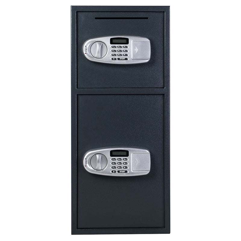 Steel Security Brand Model 101 - Depository Safe with 4 Keys and Keypad Lock - Ideal for Secure Storage of Cash and Valuables