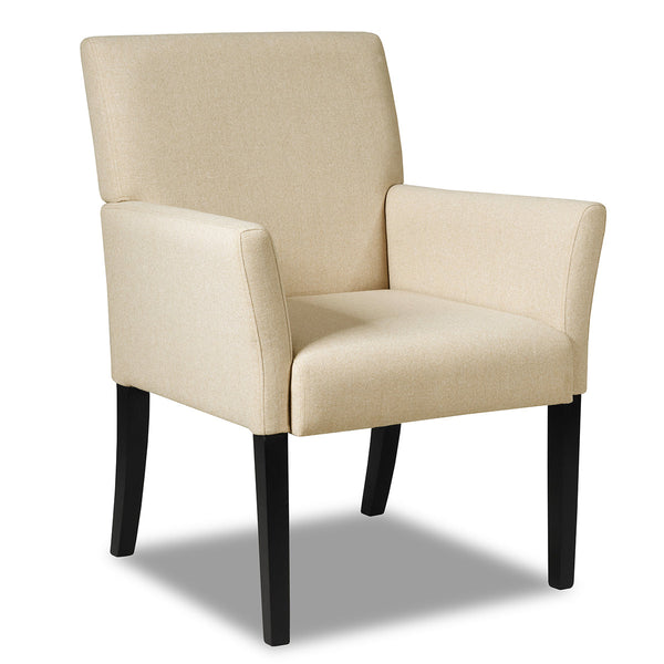 Executive Series - Beige Guest Chair for Office or Dining Room - Ideal for Hosting Clients and Dinner Parties
