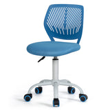 Blue Kids Height Adjustable Chair - Ergonomic Computer/Office Seating - Perfect for Growing Children's Comfort and Posture Support