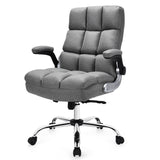 Linen Upholstered Executive Chair - Ergonomic High Back Design for Home Office Use - Perfect Comfort Solution for Busy Professionals, Beige
