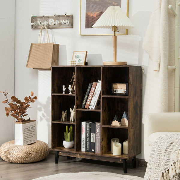 Cube Storage Organizer Model 8 - Multifunctional Organizer with Anti-Tipping Mechanisms - Ideal Storage Solution for Homes and Offices