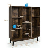 Cube Storage Organizer Model 8 - Multifunctional Organizer with Anti-Tipping Mechanisms - Ideal Storage Solution for Homes and Offices