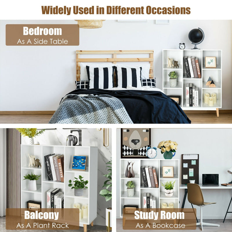 Cube Storage Organizer Model 8 - Multifunctional Organizer with Anti-Tipping Mechanisms - Ideal Storage Solution for Homes and Offices