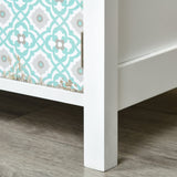 Multi-Purpose Shabby Chic Storage Chest - Drawer Table Sideboard for Entryway, Living Room, Bedroom - Elegant Organizer for Home Essentials