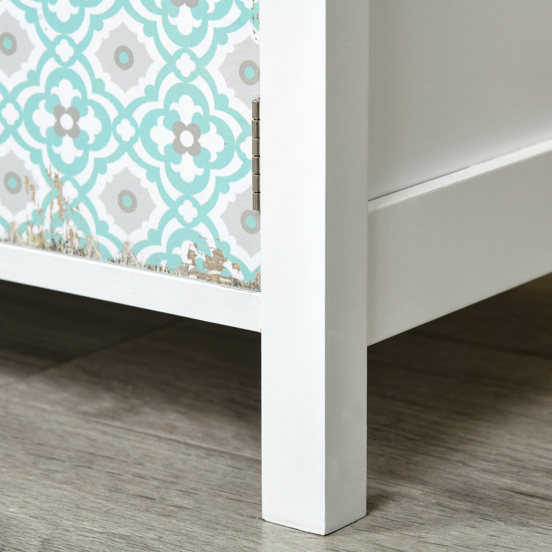 Multi-Purpose Shabby Chic Storage Chest - Drawer Table Sideboard for Entryway, Living Room, Bedroom - Elegant Organizer for Home Essentials