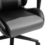 High Back Racing Gaming Chair - Ergonomic PU Leather Recliner with Headrest and Lumbar Cushion - Comfortable Seating for Gamers and Home Office Users