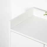 Modern Shoe Storage Cabinet - Entryway and Hallway Organizer with Doors and Shelves - Space-Saving Solution for Shoe Clutter